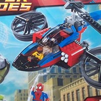 thumbnail image for Set Review ➟ 76016 Spider-Helicopter Rescue