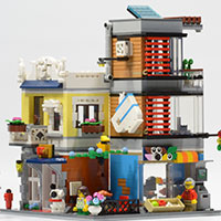 thumbnail image for Set Review ➟ LEGO<sup>®</sup> Creator 31097 Townhouse Pet Shop and Cafe