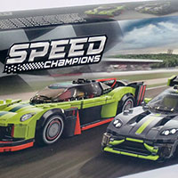 thumbnail image for Set Review ➟ LEGO<sup>®</sup> Speed Champions 76910 Aston Martin Valkyrie and Vantage GT3