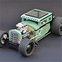 HBM029 articulo Sand Green vs Pearl Gold Hotrods miniatura