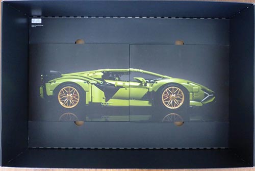 トランクセット Lego Technic Lamborghini Sian FKP 37 Set 42115 Wall Mount/Stand