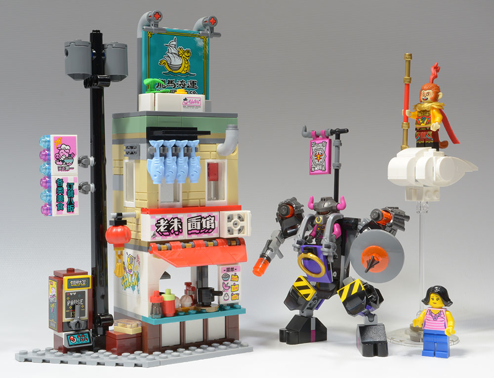 model assembled from instructions in book 1