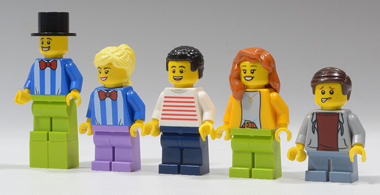 Minifigures reconfigured