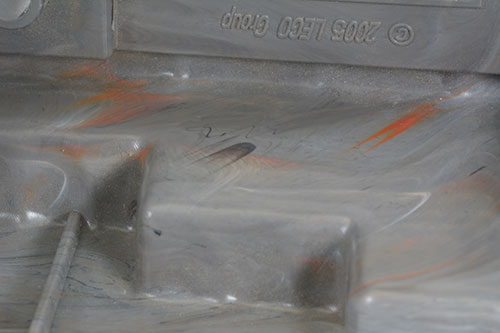 swirled gray