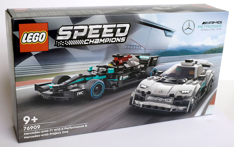 LEGO 76909 Mercedes AMG F1 W12 and Project One box