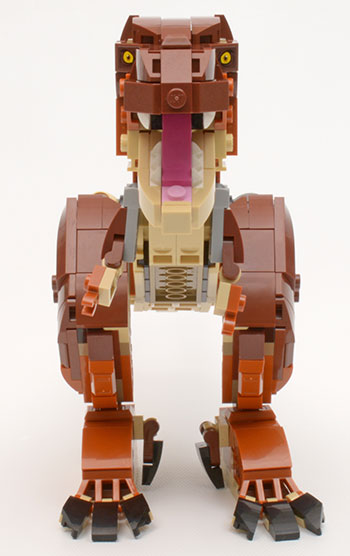 T. Rex face on