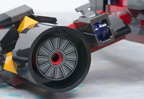 picture of the printed turbine disc and the stud shooter