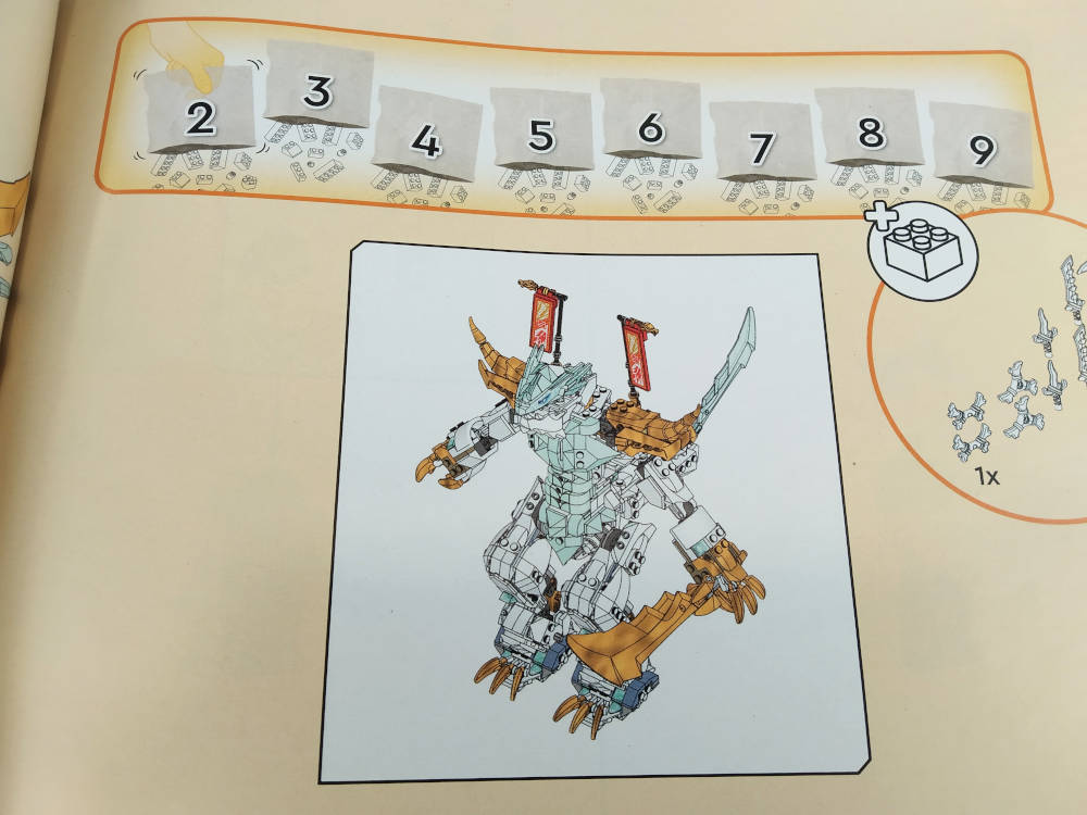 Lego ninjago hotsell ice dragon instructions