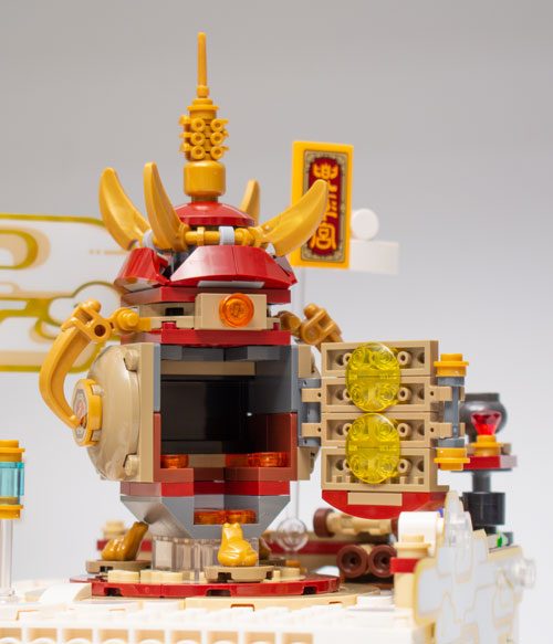 LEGO set 80039 puerta del crisol abierta