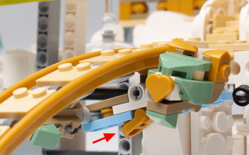 LEGO set 80039 cabezas de dragón desplomadas