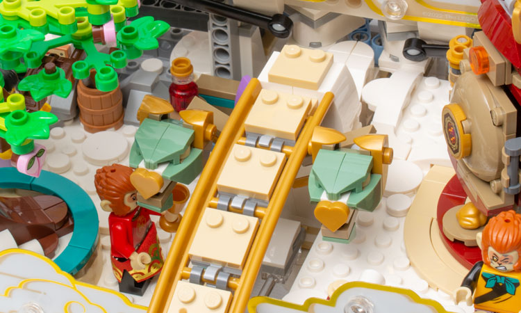 LEGO set 80039 cabezas de dragón