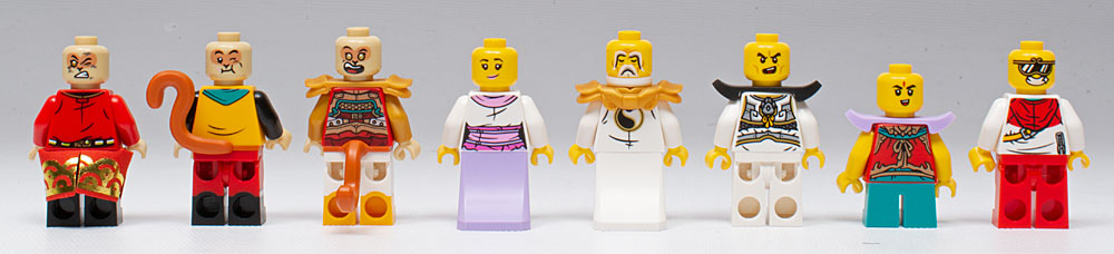 LEGO set 80039 minifiguras, parte trasera