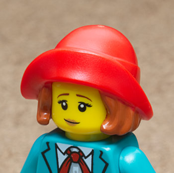 sombrero en rojo