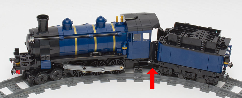 la locomotoragolpea tierno en pista RC