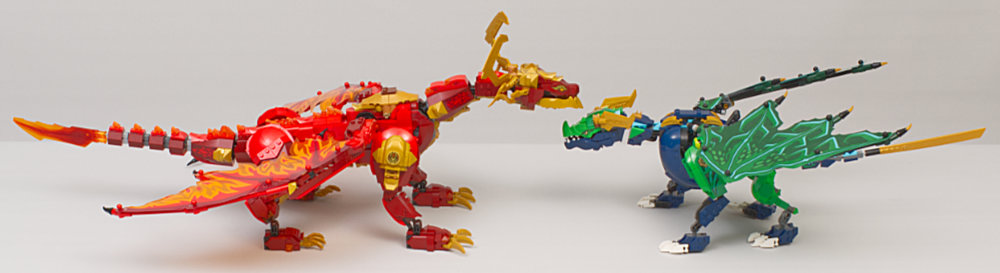 Dragon compared to Lloyd’s Legendary Dragon