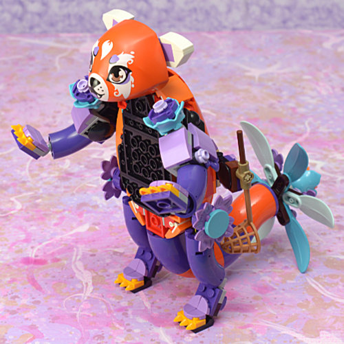 red panda in standing position