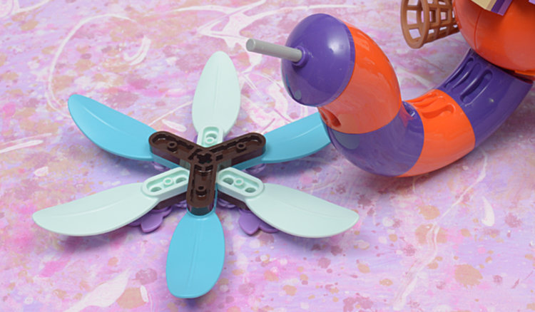 panda tail assembly, propellers off