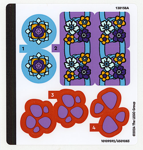 stickers for set 71481