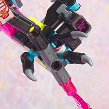 Cyber Brain Mech hand holding staff