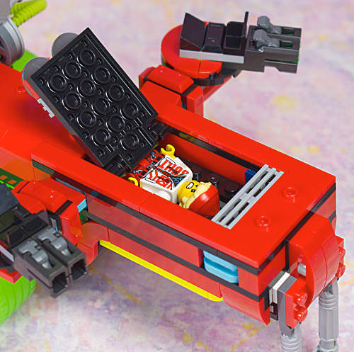 compartment with minifigure