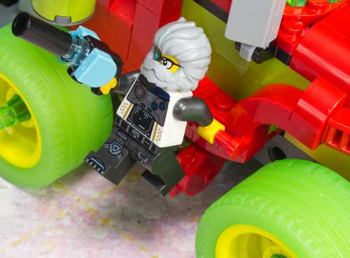 minifigure attached to bar