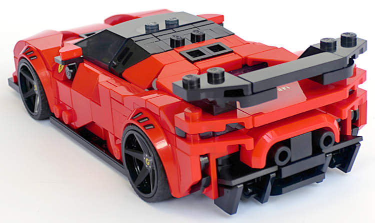 rear of car