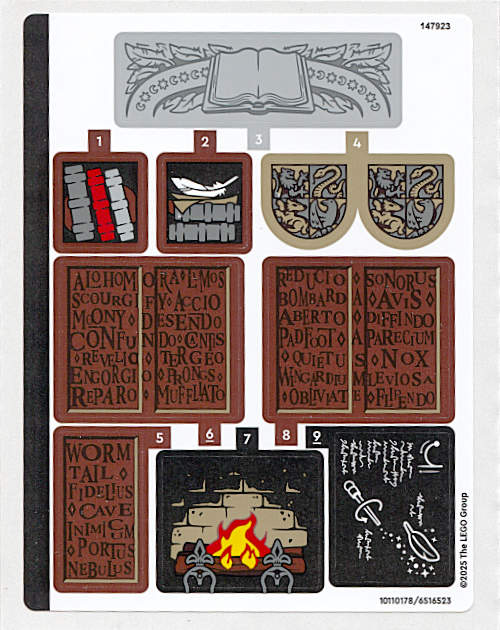 stickers for set 76442