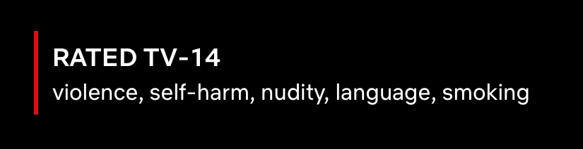 Netflix TV-14 Warning