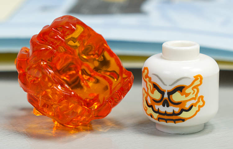 ghost rider head parts