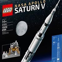 thumbnail image for Set Review ➟ 21309 NASA Apollo Saturn V