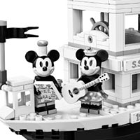 thumbnail image for Set Review ➟ 21317 Steamboat Willie