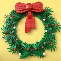 thumbnail image for Set Review ➟ 40426 Christmas Wreath