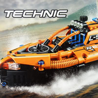 thumbnail image for Set Review ➟ 42120 Rescue Hovercraft