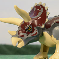 thumbnail image for Set Review ➟ LEGO<sup>®</sup> 76950 Jurassic World Emboscada en Furgoneta del Triceratops