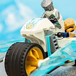 thumbnail image for Set Review ➟ 71816 LEGO<sup>®</sup> Ninjago Dragons Rising™ Zane’s Ice Motorcycle