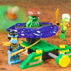 thumbnail image for Set Review ➟ LEGO<sup>®</sup> Ninjago Dragons Rising Sets 71849 Nya vs. Mutation Monster Spinner and 71850 Lloyd vs. Earth Monster Spinner