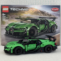 thumbnail for Review 42241 ➟ Green Bugatti Chiron Pur Sport Hypercar